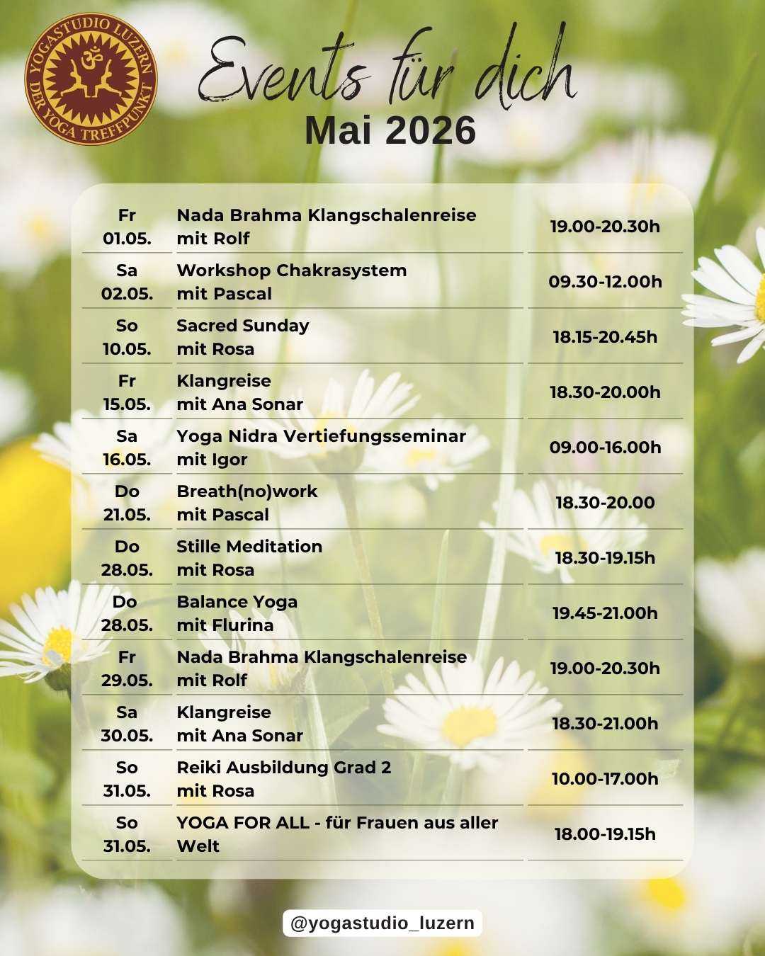 Events Mai 2026